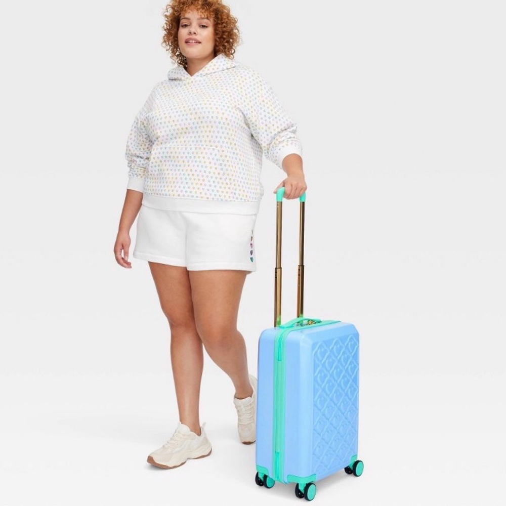 Roller Rabbit Target Heart Suitcase - Picture 5 of 5